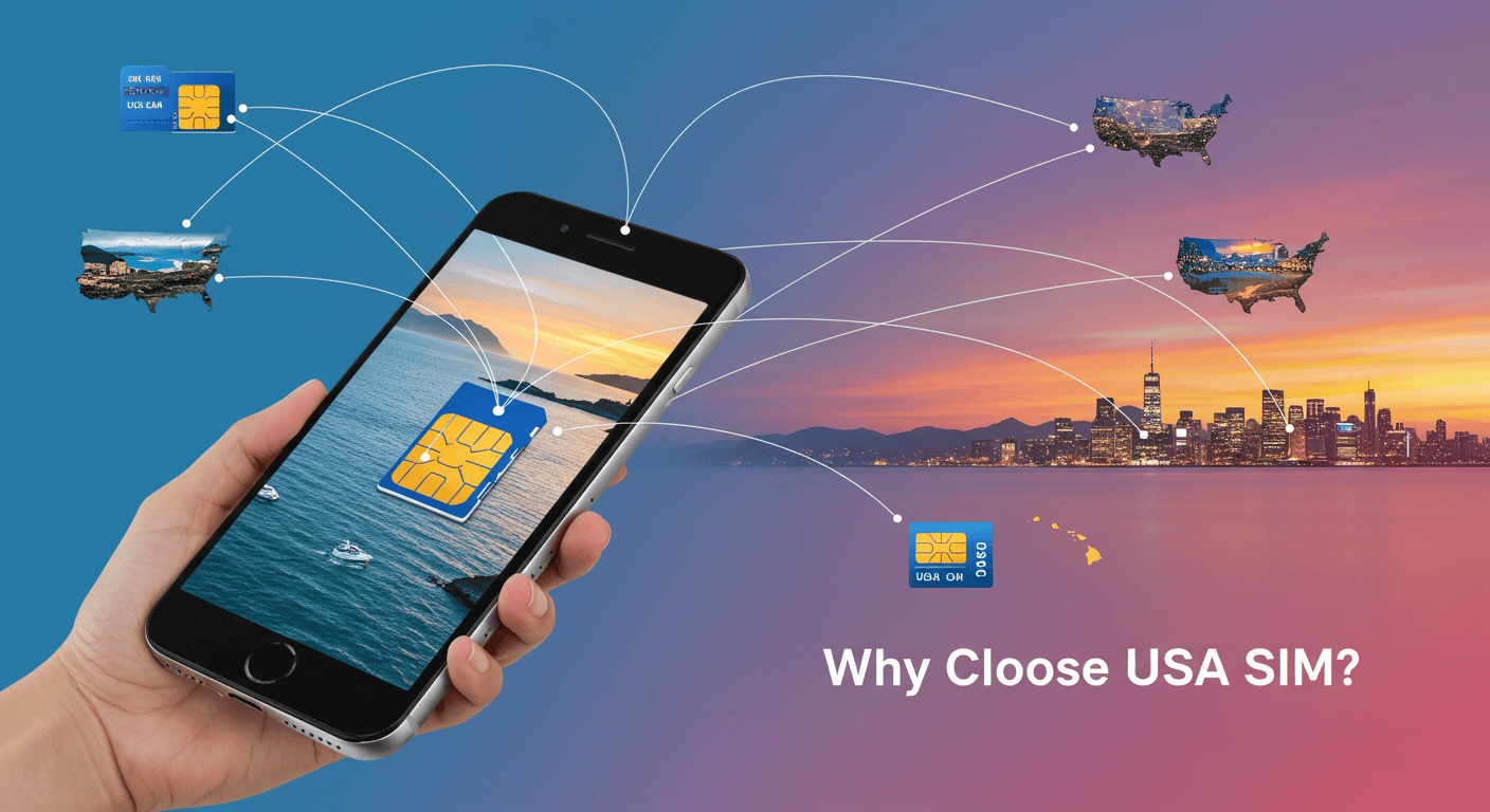 Warum USA SIM für Prepaid-Sim in den USA wählen Warum wählen Sie USA SIM für Prepaid-SIM-Karte in den USA